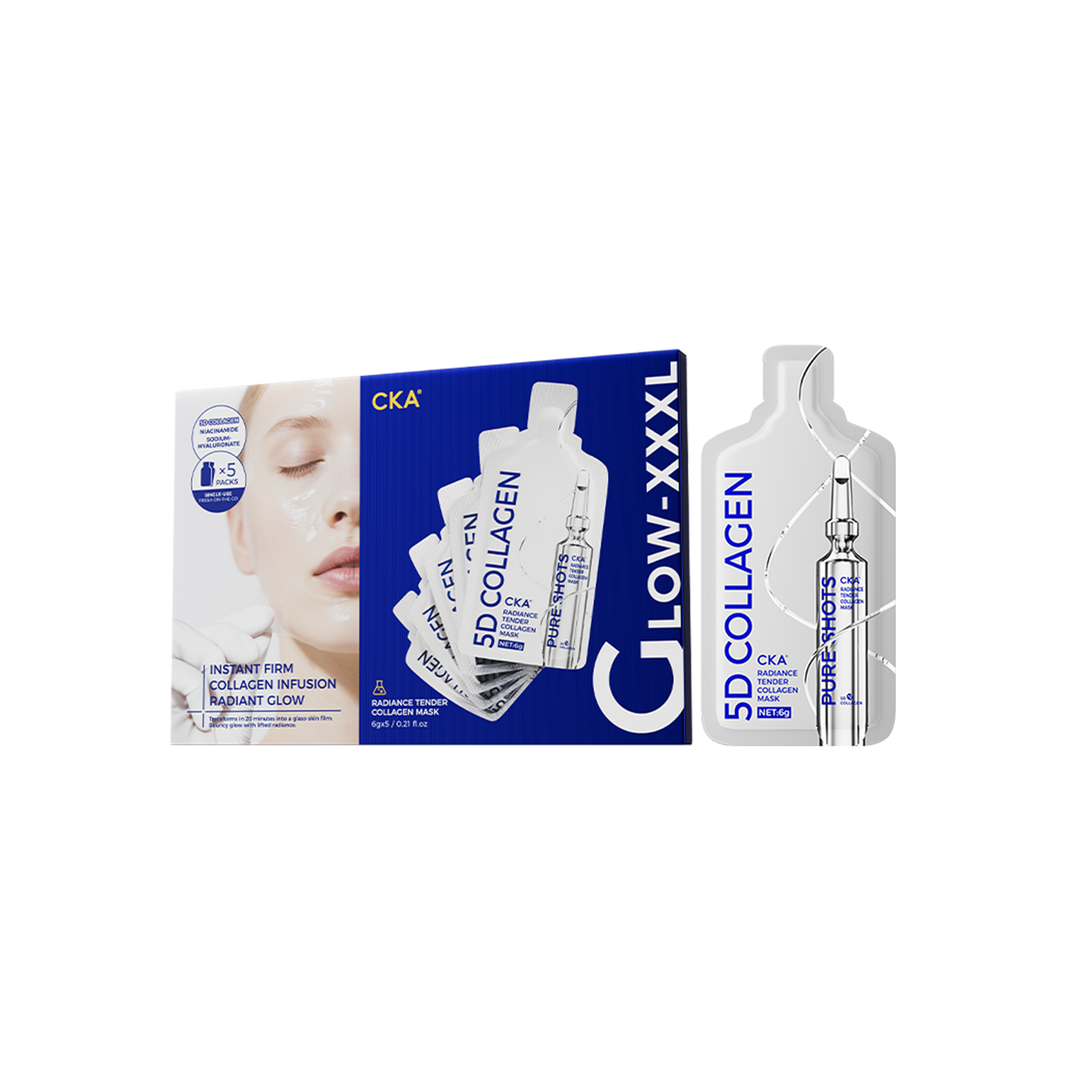 CKA RADIANCE TENDER COLLAGEN MASK