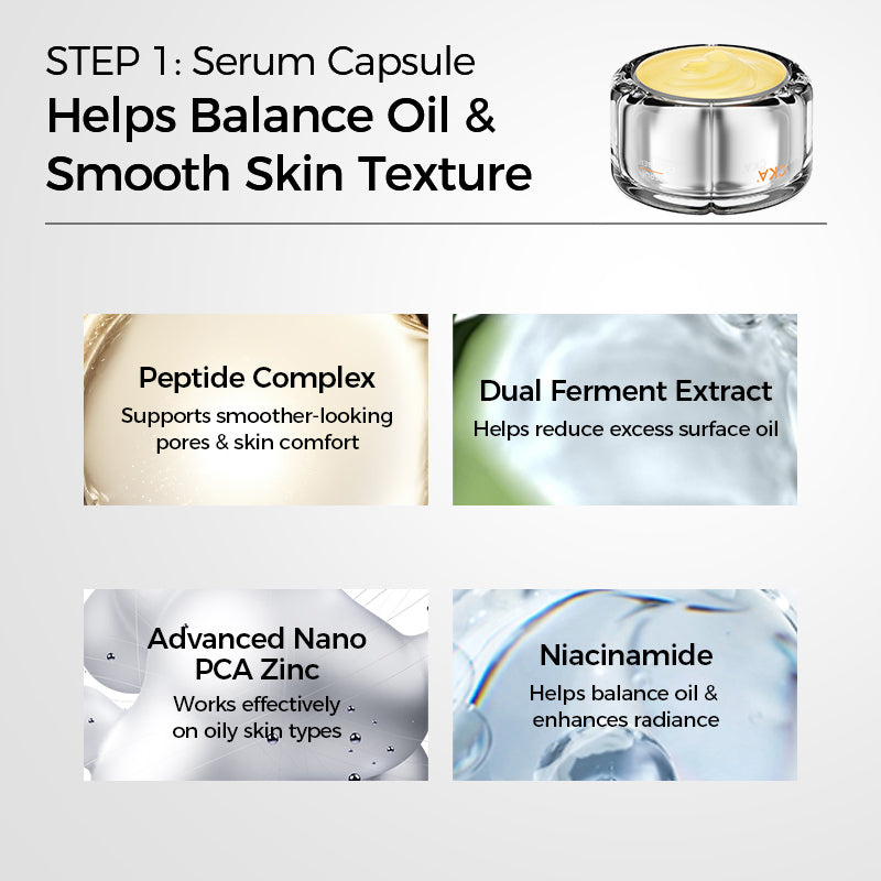 CKA Dual-Chamber Firming Cream& Pore-Refining Serum