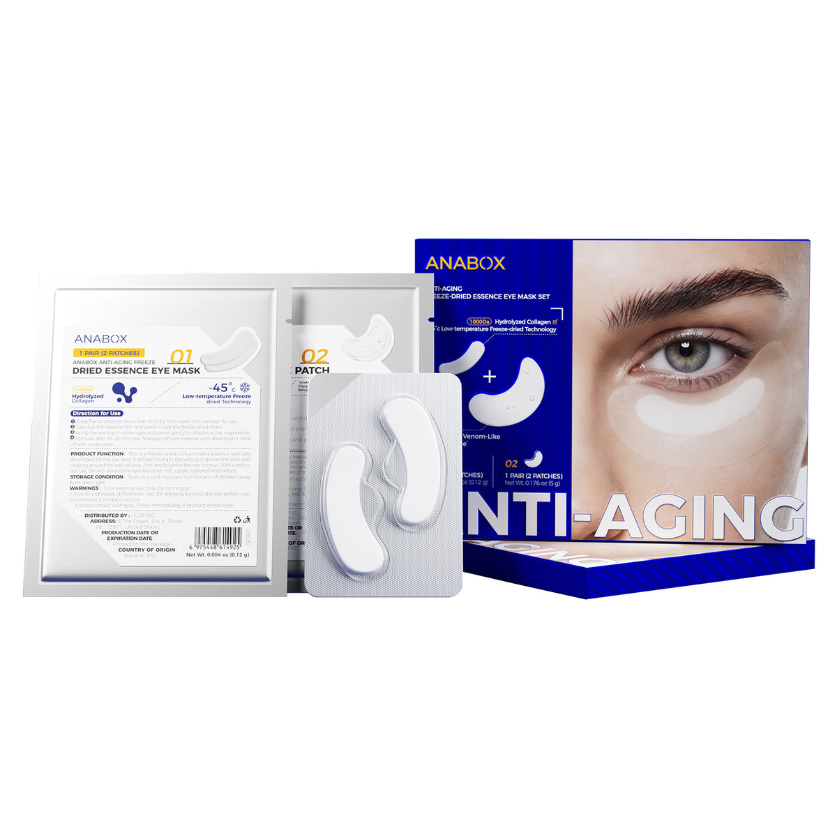 CKA Anti-Aging Collagen Freeze-Dried Essence Eye Mask