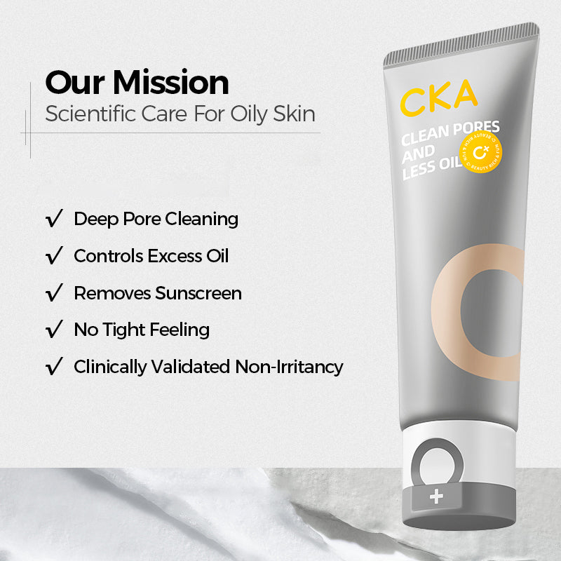 CKA Amino Acid White Clay Cleansing Dual-Chamber Facial Cleanser