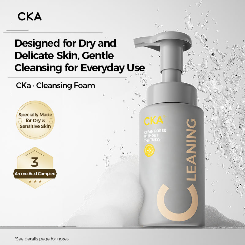 CKA Amino Aicd Foaming Cleanser: Gentle, Hydrating & Instantly Effective for Dry/Sensitive Skin
