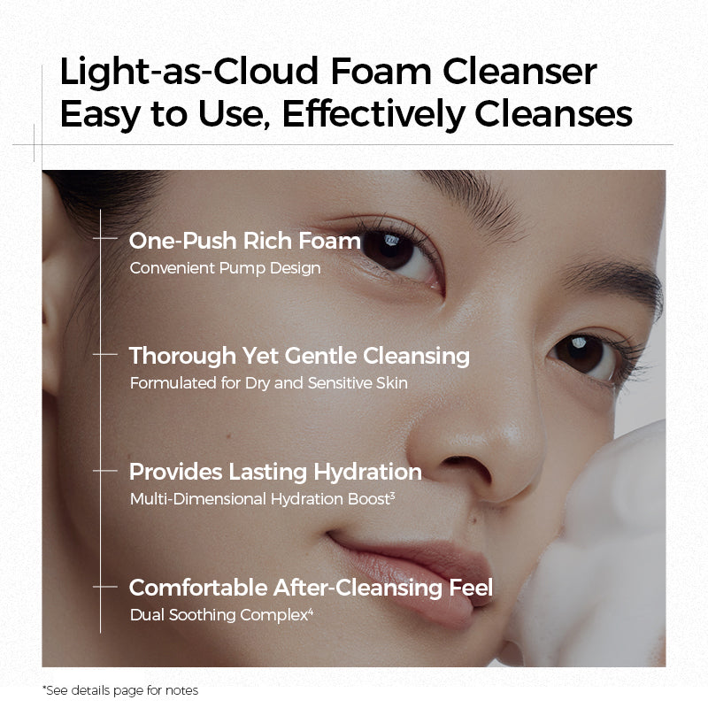CKA Amino Aicd Foaming Cleanser: Gentle, Hydrating & Instantly Effective for Dry/Sensitive Skin