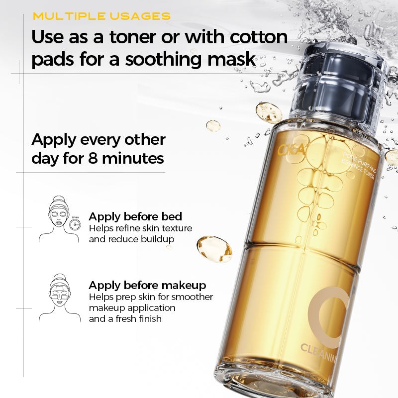CKA Acid-Enzyme Toner Help Reveal Smoother  Healthy-Looking Skin