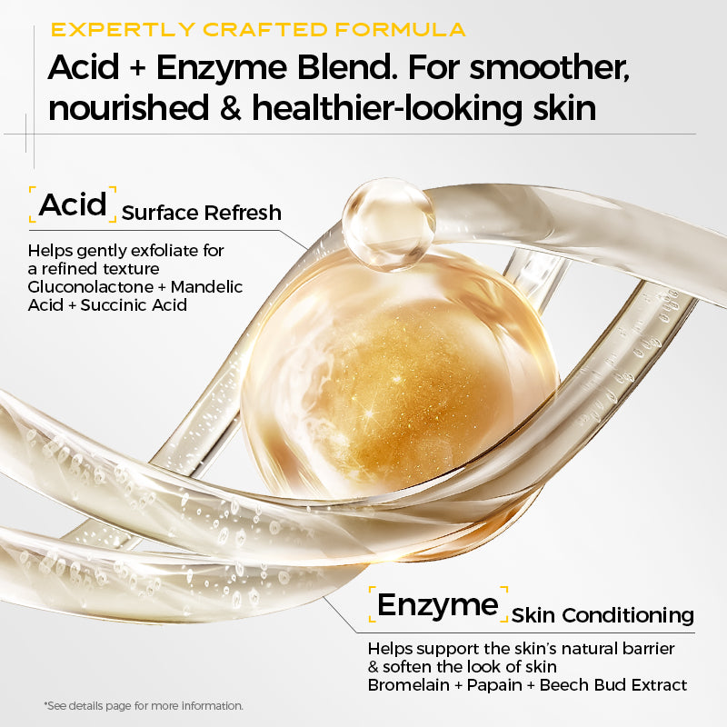 CKA Acid-Enzyme Toner Help Reveal Smoother  Healthy-Looking Skin